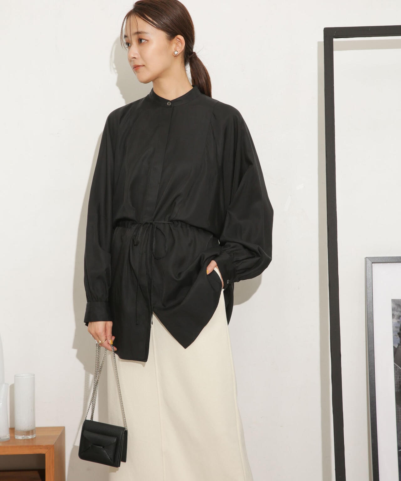 キュプラコットン ドルマンブラウス(セットアップ可) 6693220305