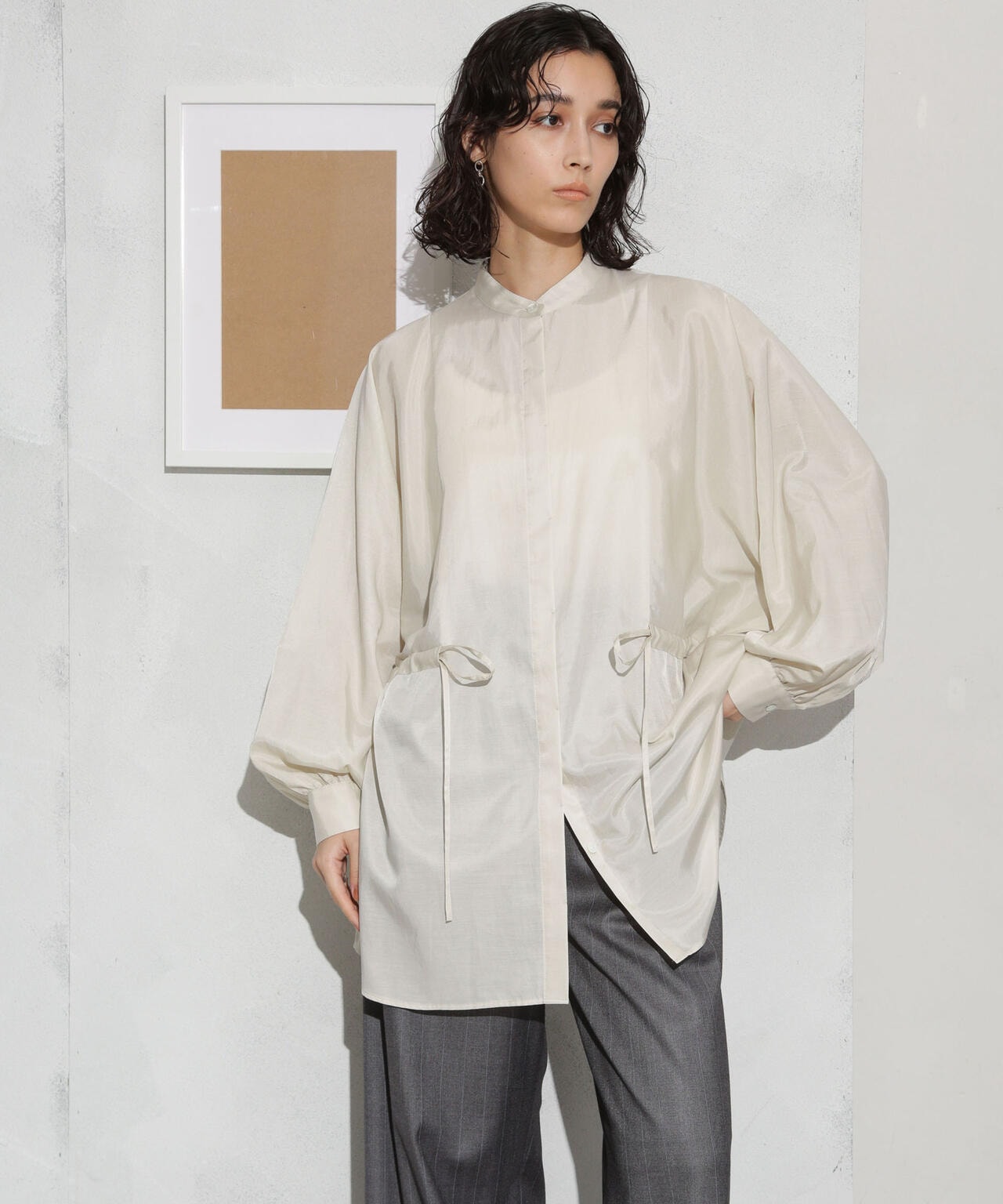 キュプラコットン ドルマンブラウス(セットアップ可) 6693220305