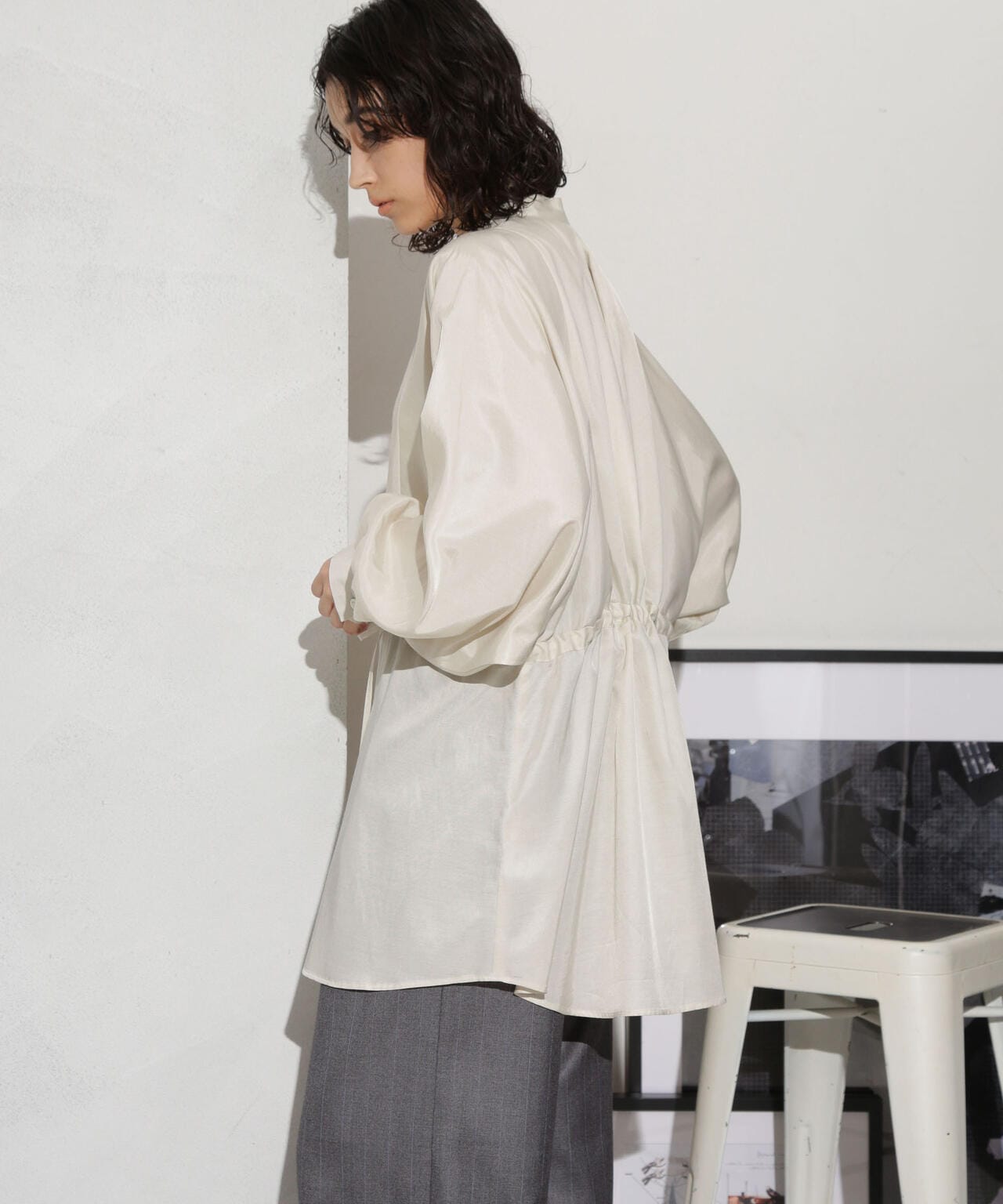 キュプラコットン ドルマンブラウス(セットアップ可) 6693220305