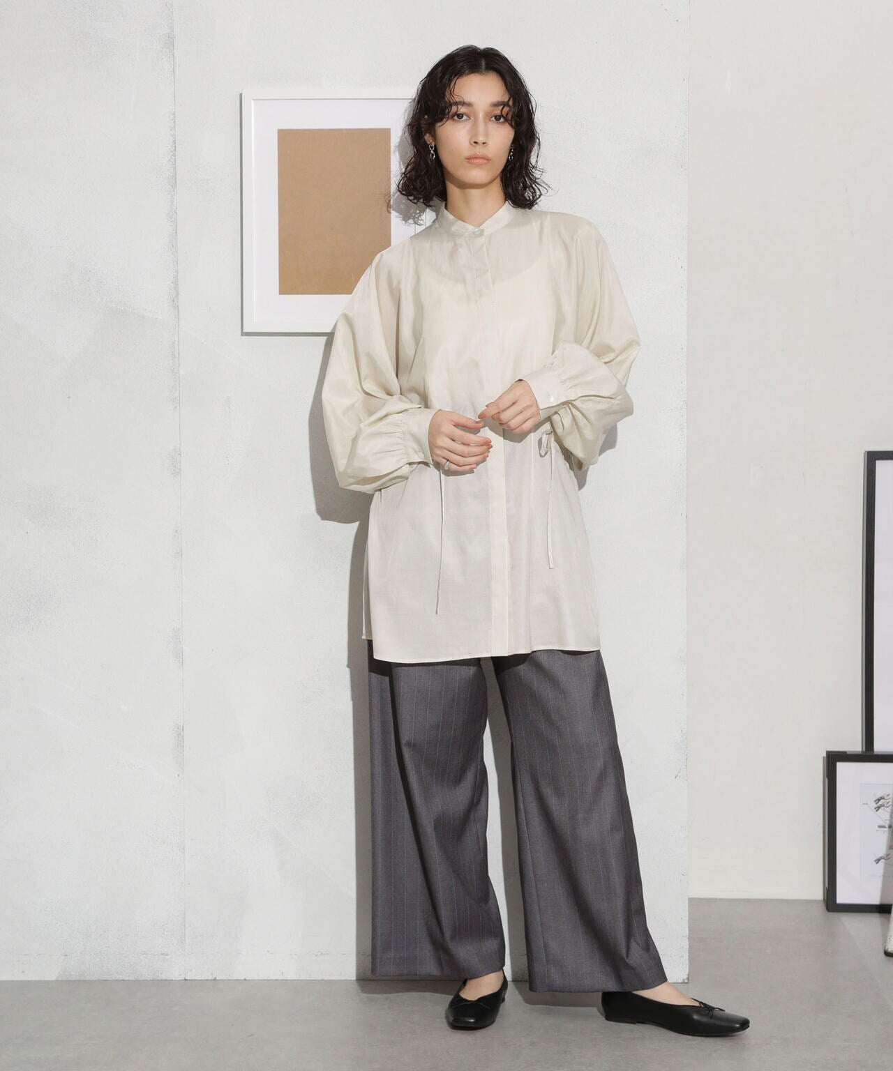 キュプラコットン ドルマンブラウス(セットアップ可) 6693220305