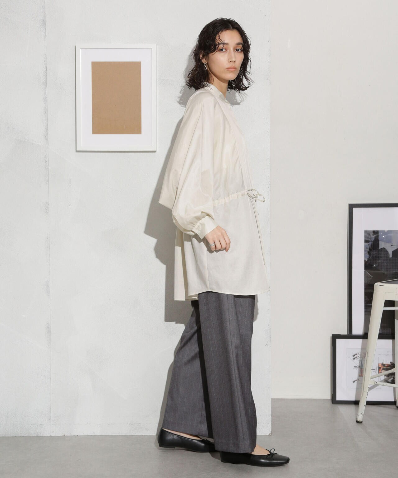 キュプラコットン ドルマンブラウス(セットアップ可) 6693220305