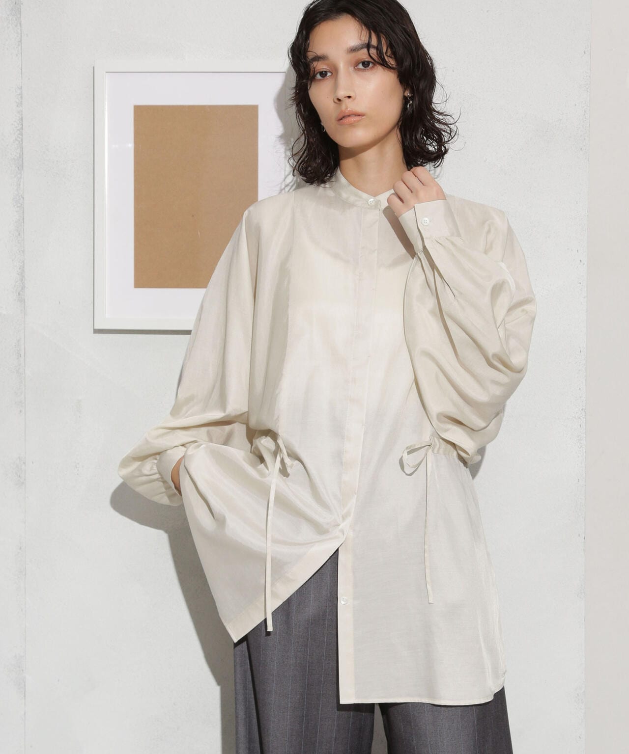 キュプラコットン ドルマンブラウス(セットアップ可) 6693220305