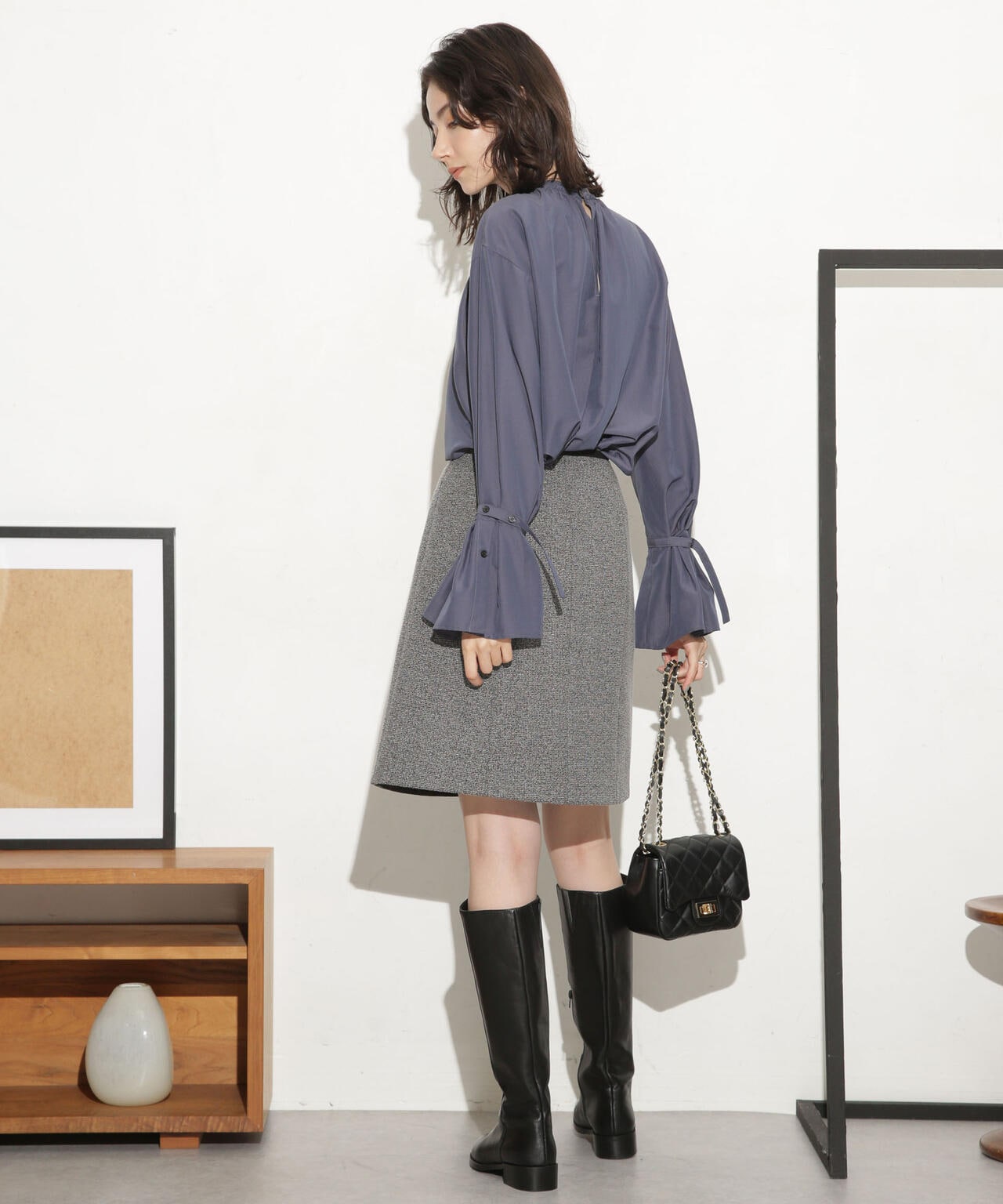 スリーブベルトブラウス 6693220313