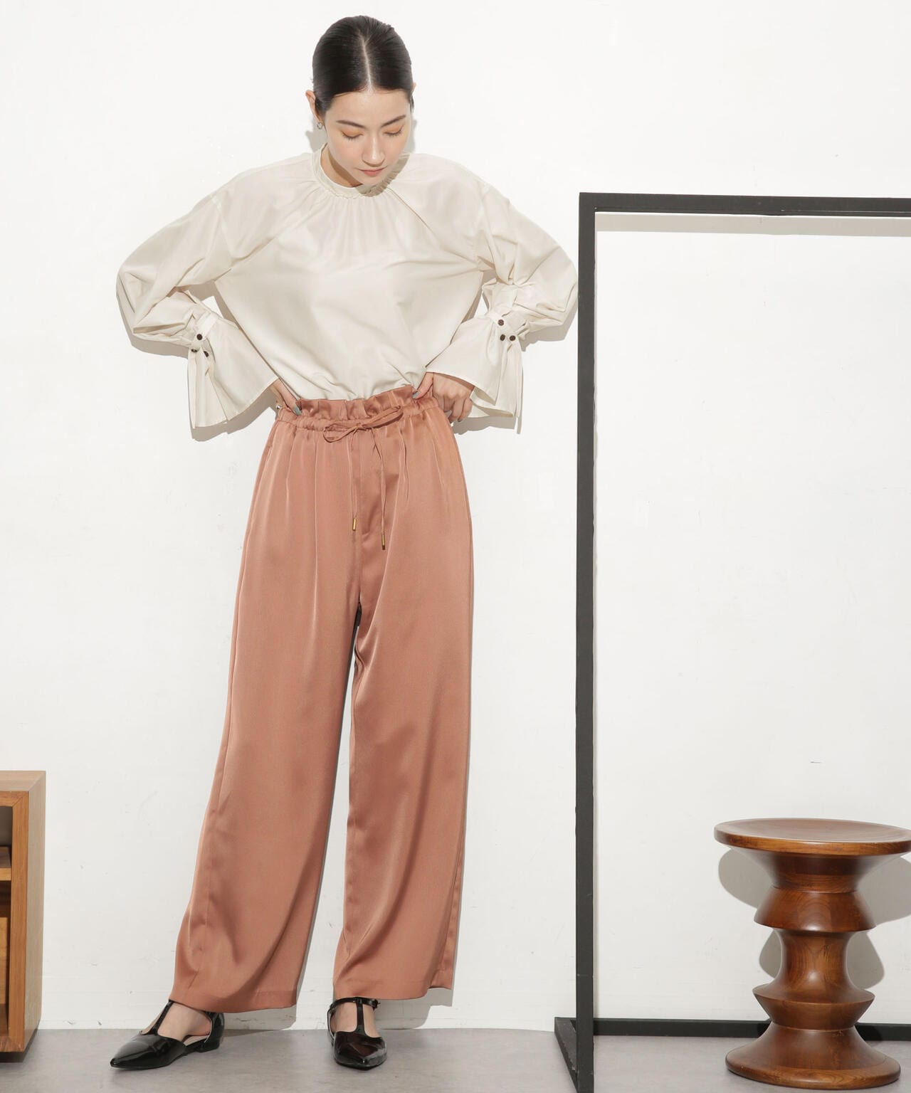 スリーブベルトブラウス 6693220313