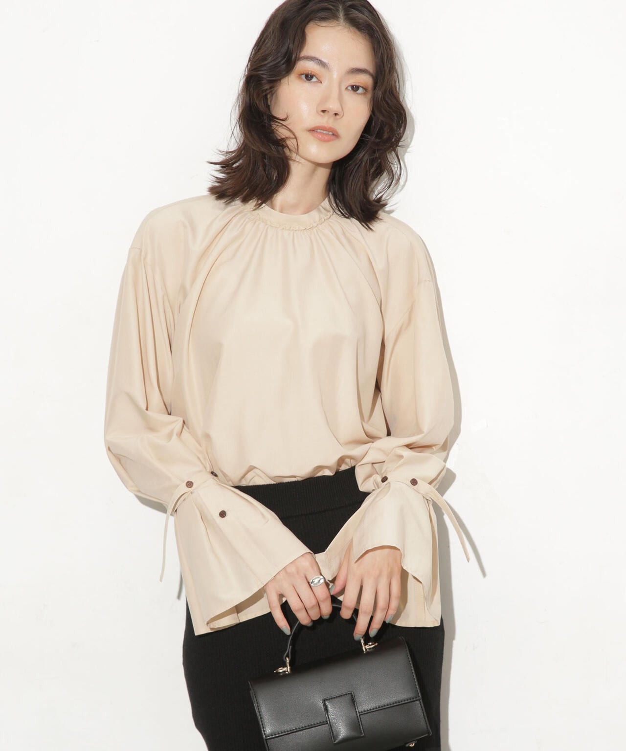 スリーブベルトブラウス 6693220313