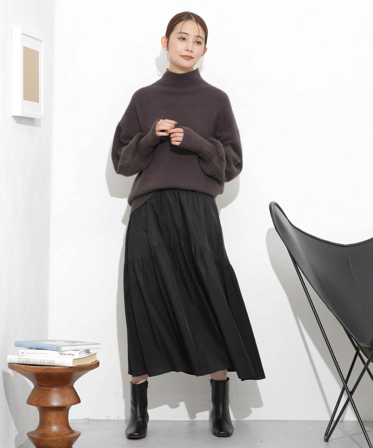 ウォッシャブルフォックス タートルニットプルオーバー 6693222303