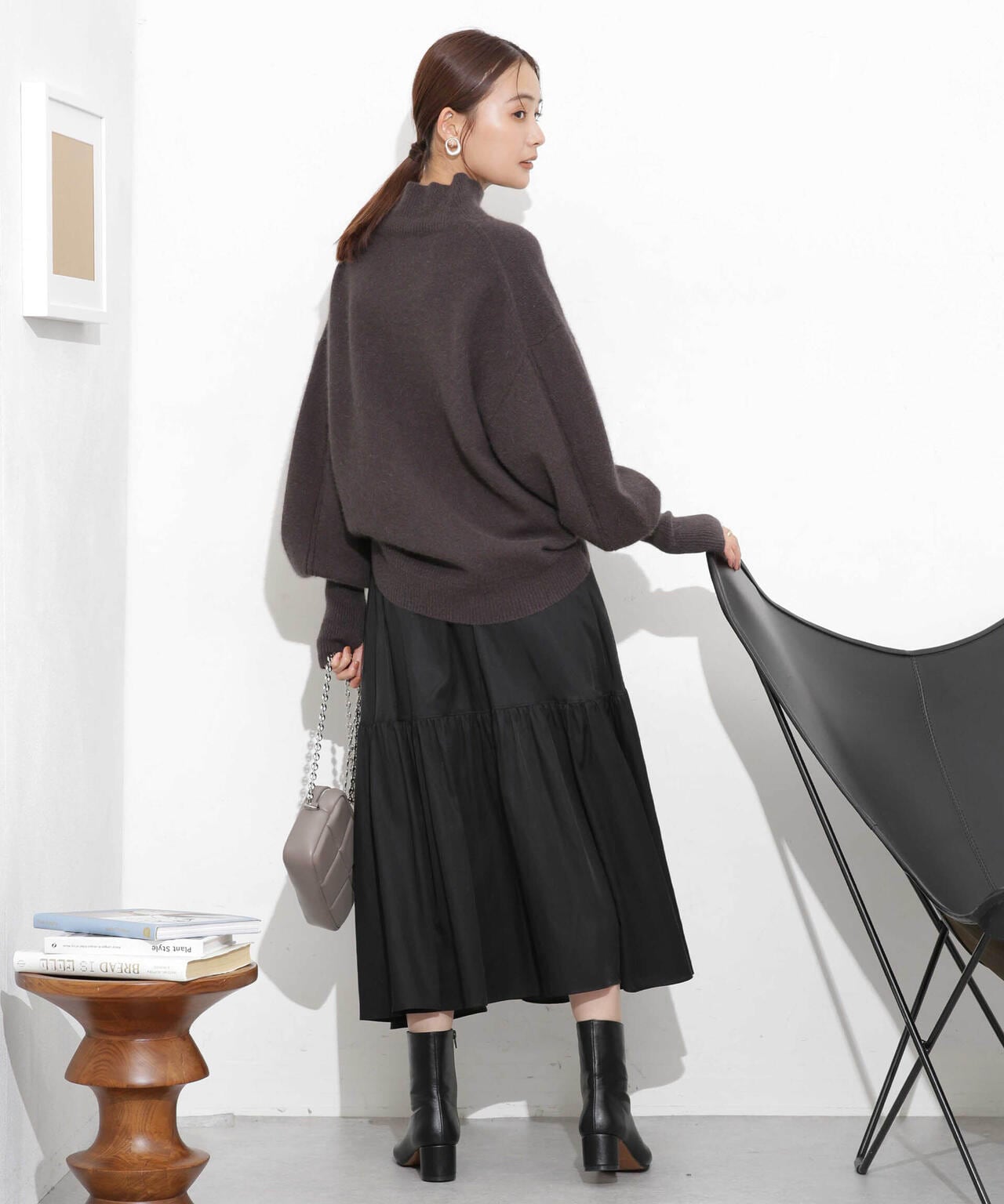 ウォッシャブルフォックス タートルニットプルオーバー 6693222303