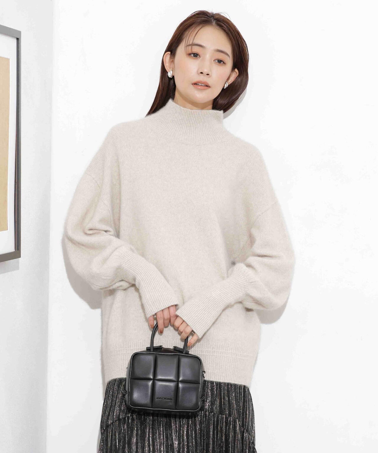 ウォッシャブルフォックス タートルニットプルオーバー 6693222303