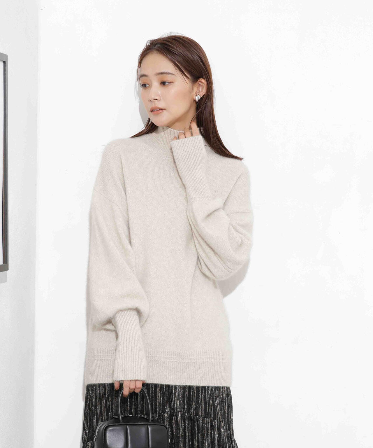 ウォッシャブルフォックス タートルニットプルオーバー 6693222303