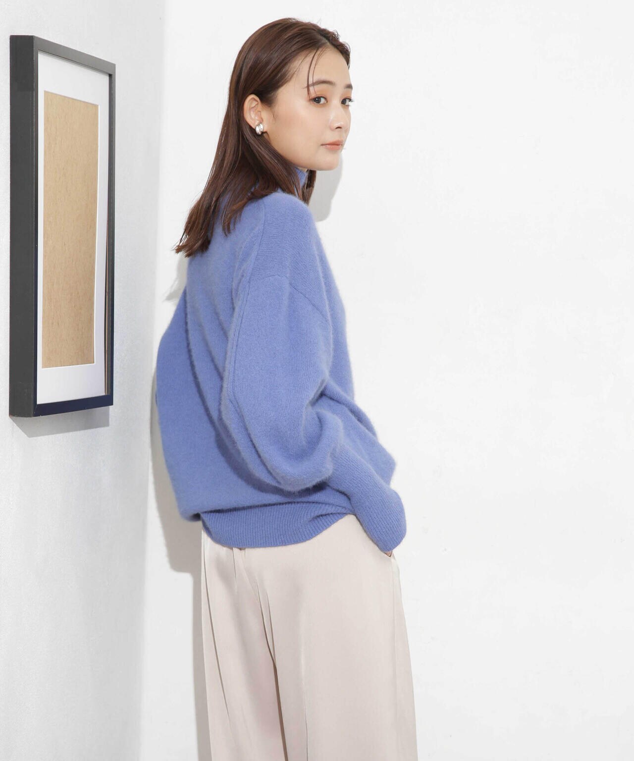 ウォッシャブルフォックス タートルニットプルオーバー 6693222303