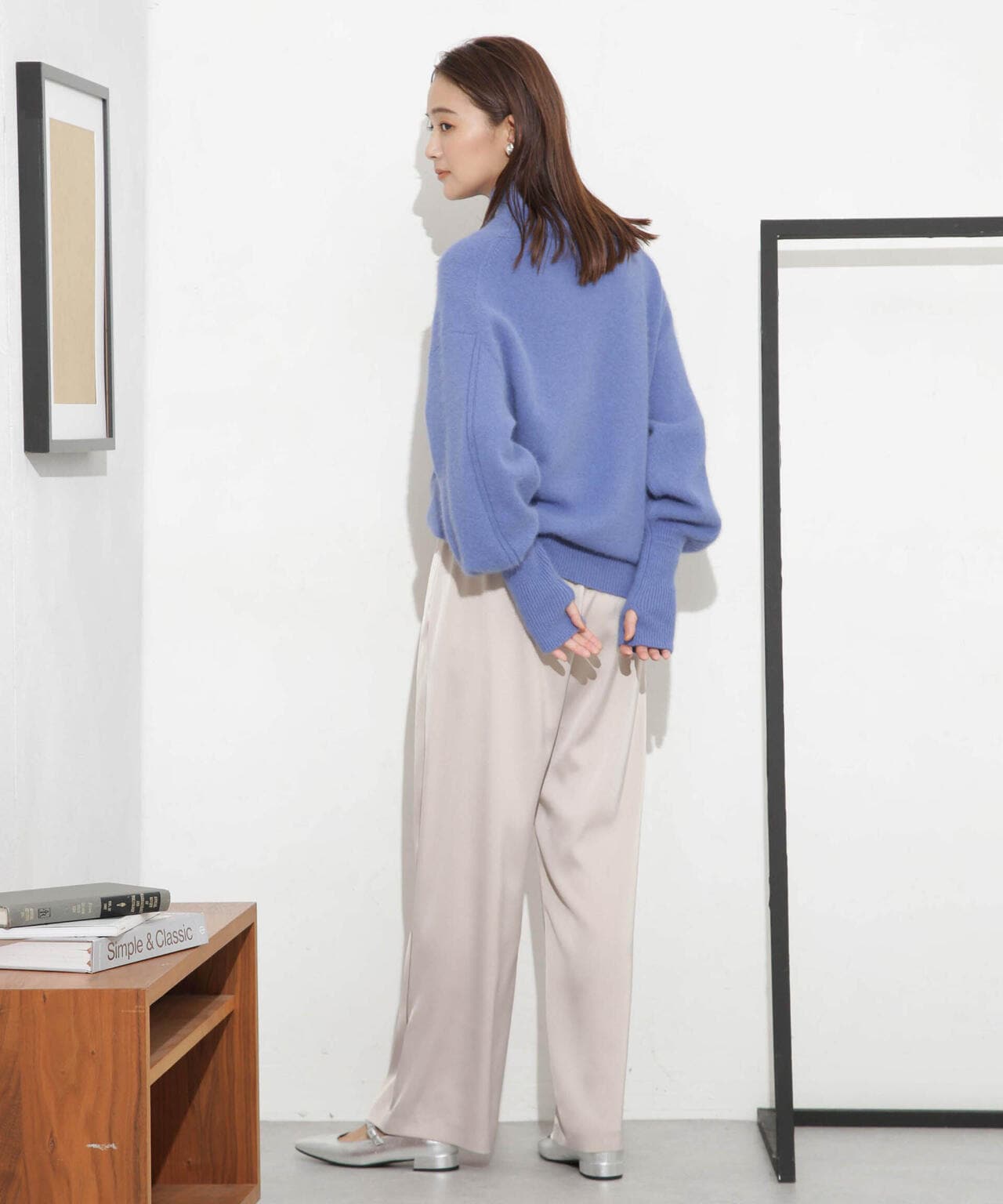 ウォッシャブルフォックス タートルニットプルオーバー 6693222303