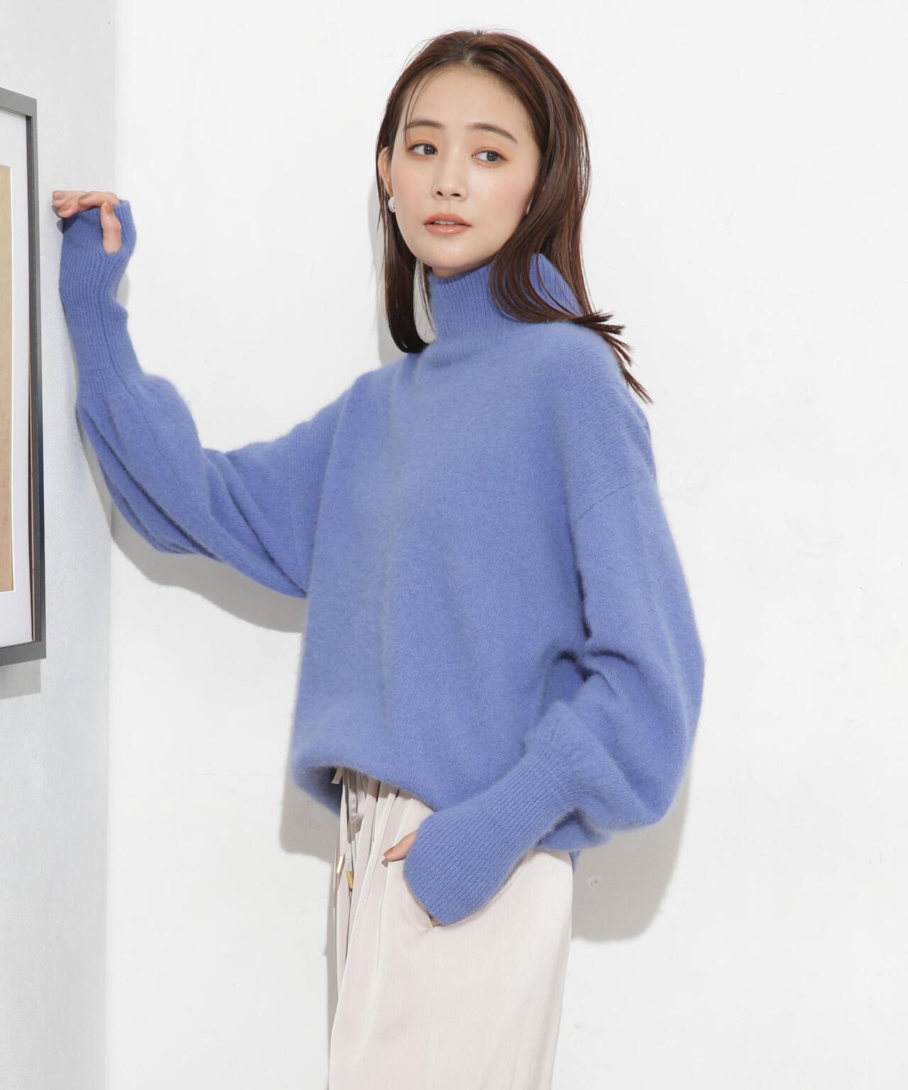 ウォッシャブルフォックス タートルニットプルオーバー 6693222303