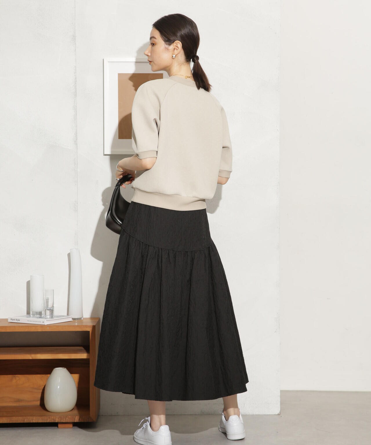 ふくれジャガードボリュームギャザースカート 6693230310