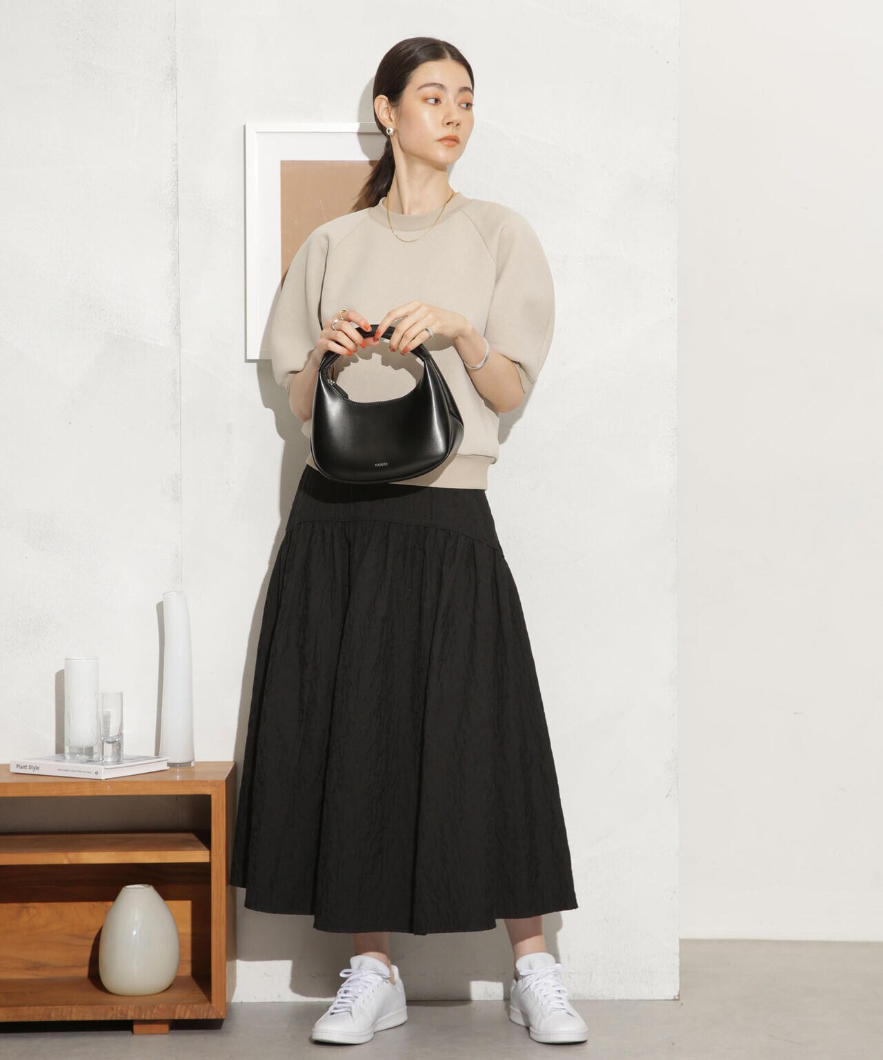 ふくれジャガードボリュームギャザースカート 6693230310