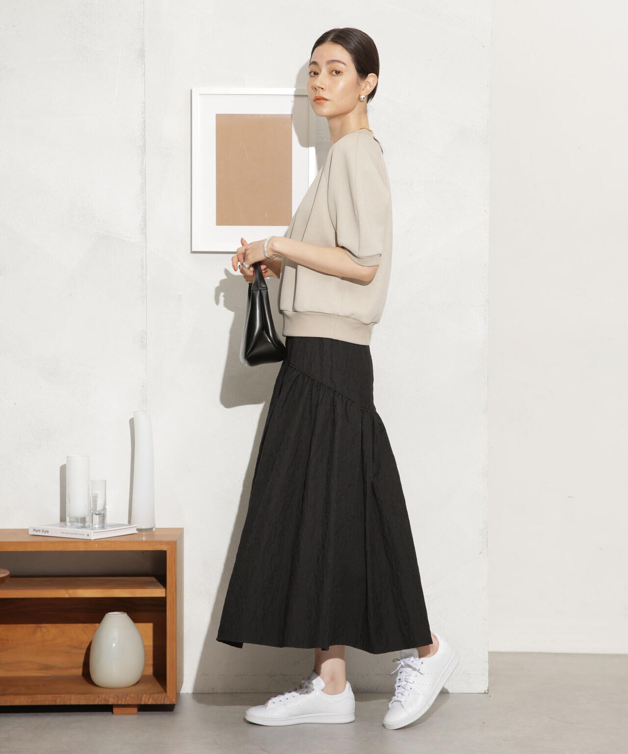 ふくれジャガードボリュームギャザースカート 6693230310