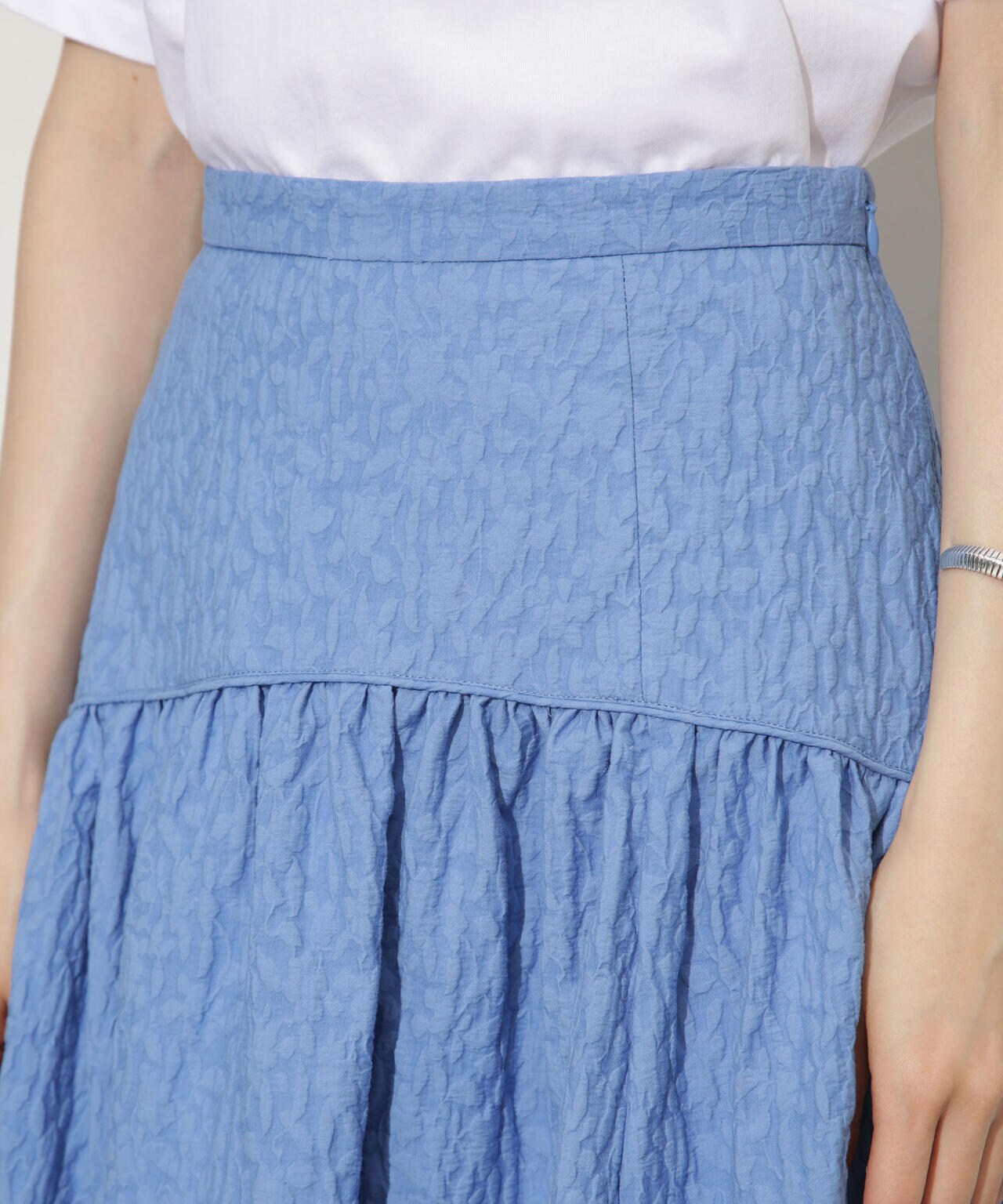 ふくれジャガードボリュームギャザースカート 6693230310