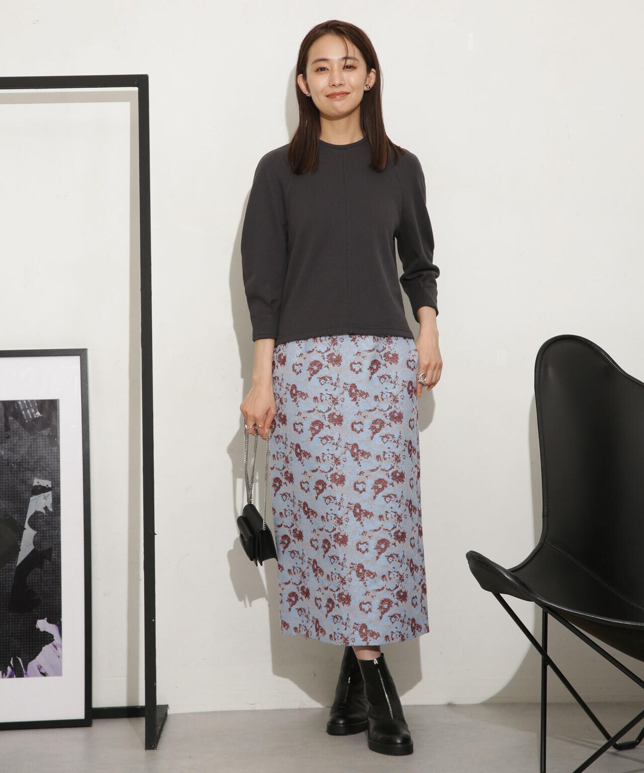 GROUP OF UNIVERSE 王冠を飾る花織りジャガードスカート GROUP OF UNIVERSE 王冠を飾る花織りジャガードスカート ミニ