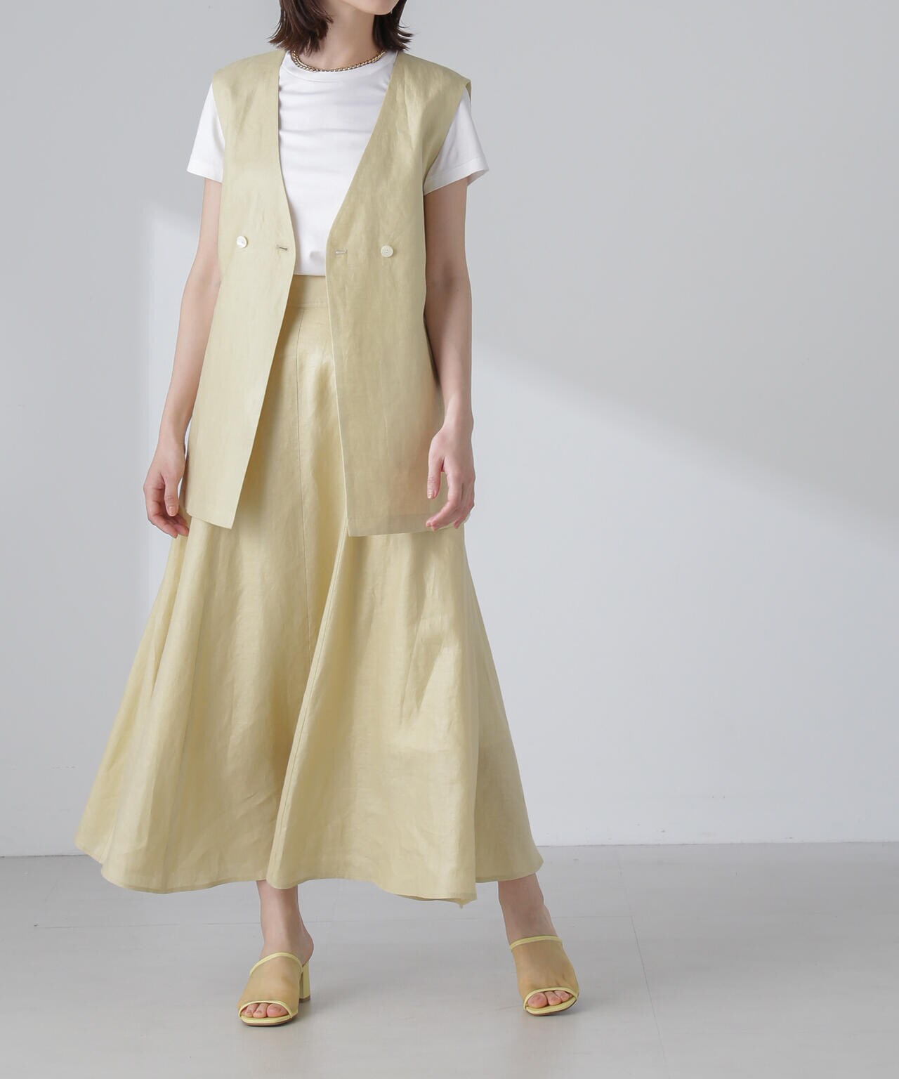 ベルト付リネンジレ(セットアップ可) 6694116301