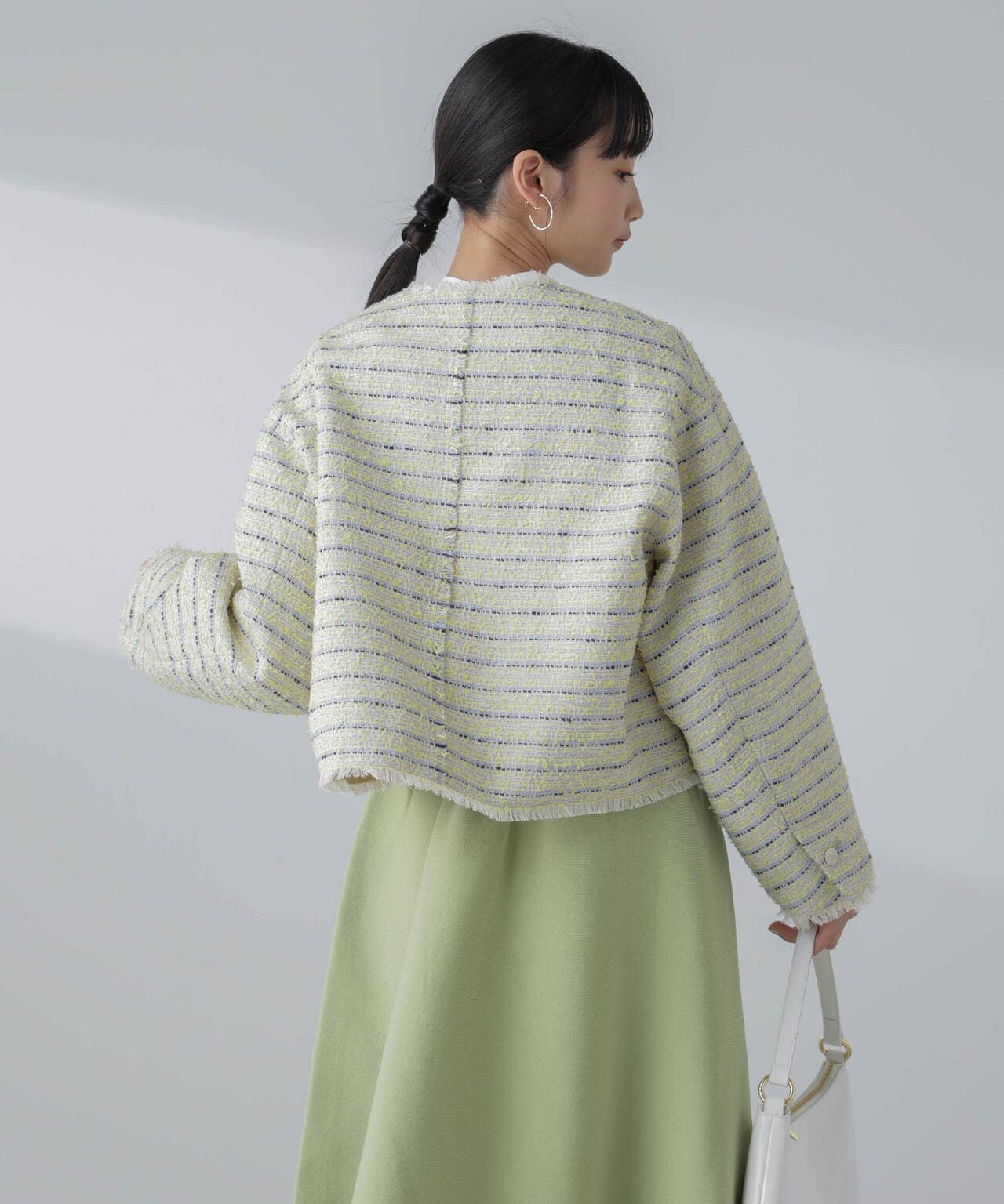 ツイード ショート ジャケット
