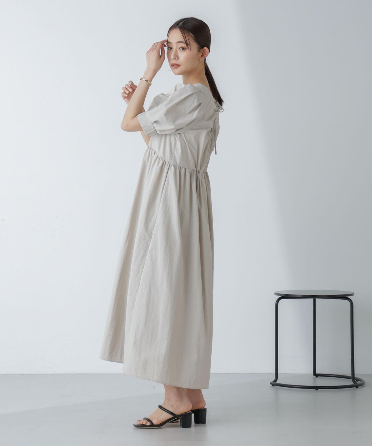 星玲奈 × NANO universe 」タックスリーブ タスラン マキシ