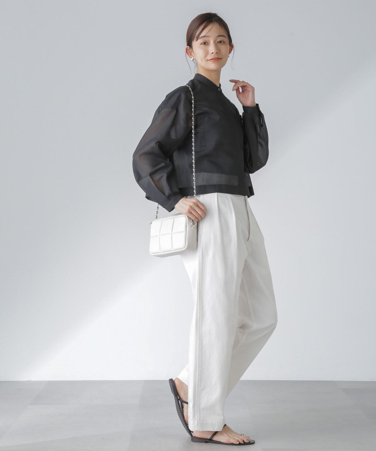 タックスリーブシアーポケットシャツ 6694120318