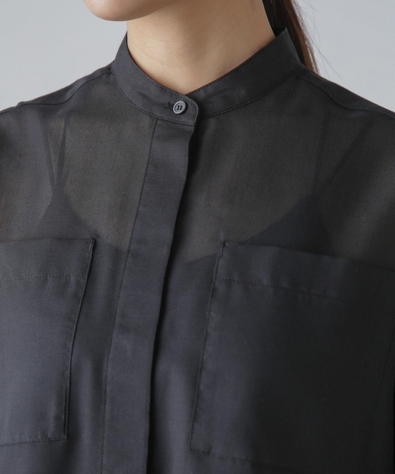 タックスリーブシアーポケットシャツ 6694120318