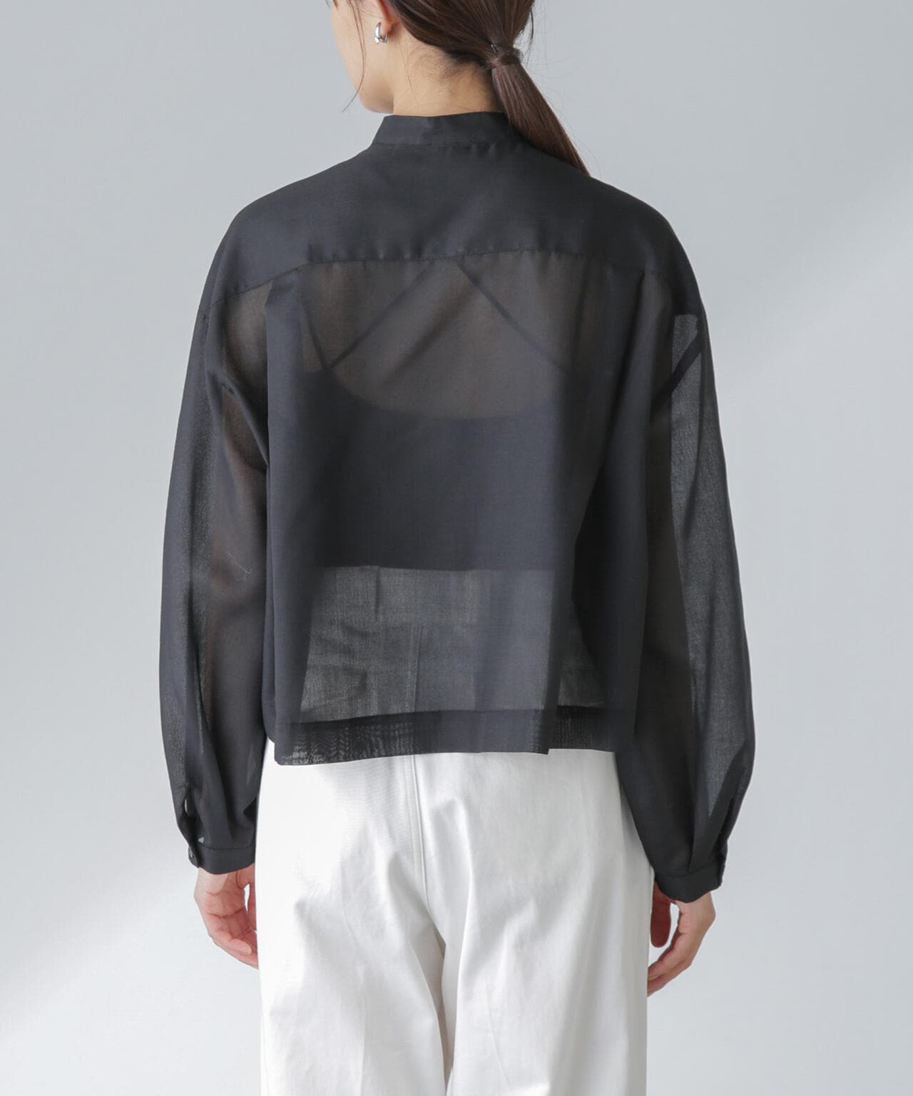 タックスリーブシアーポケットシャツ 6694120318