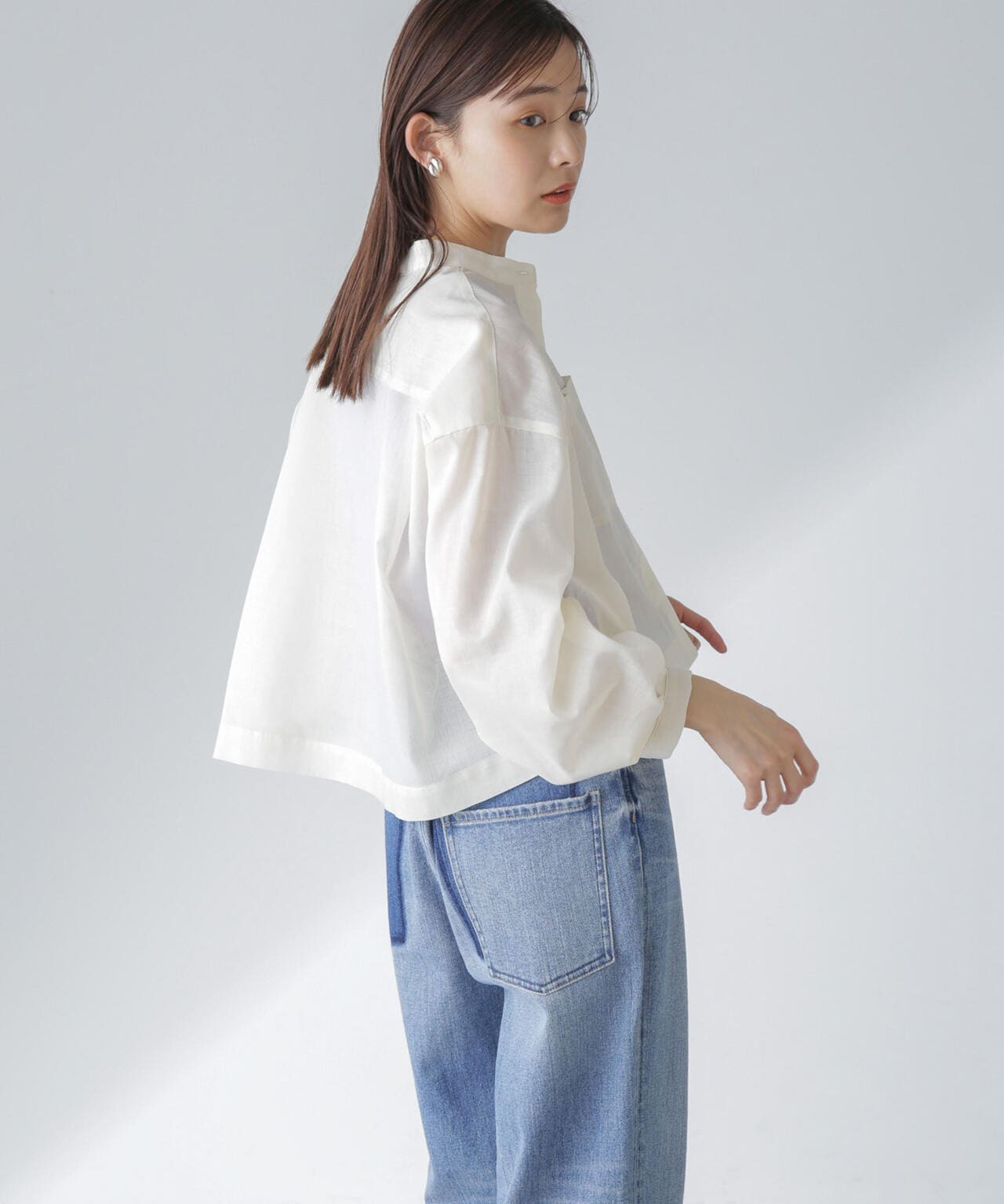 タックスリーブシアーポケットシャツ 6694120318