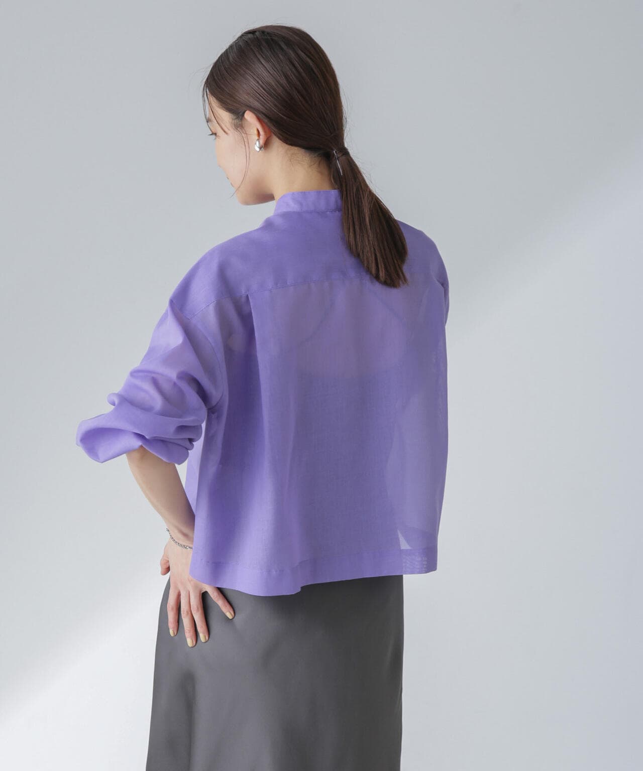 タックスリーブシアーポケットシャツ 6694120318