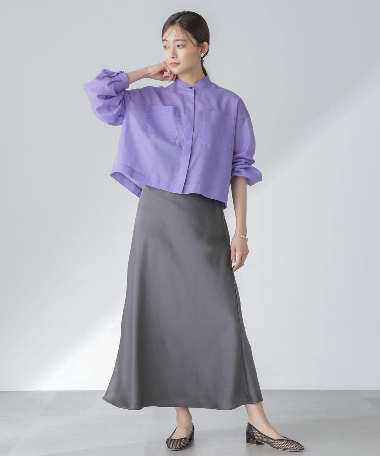 タックスリーブシアーポケットシャツ 6694120318