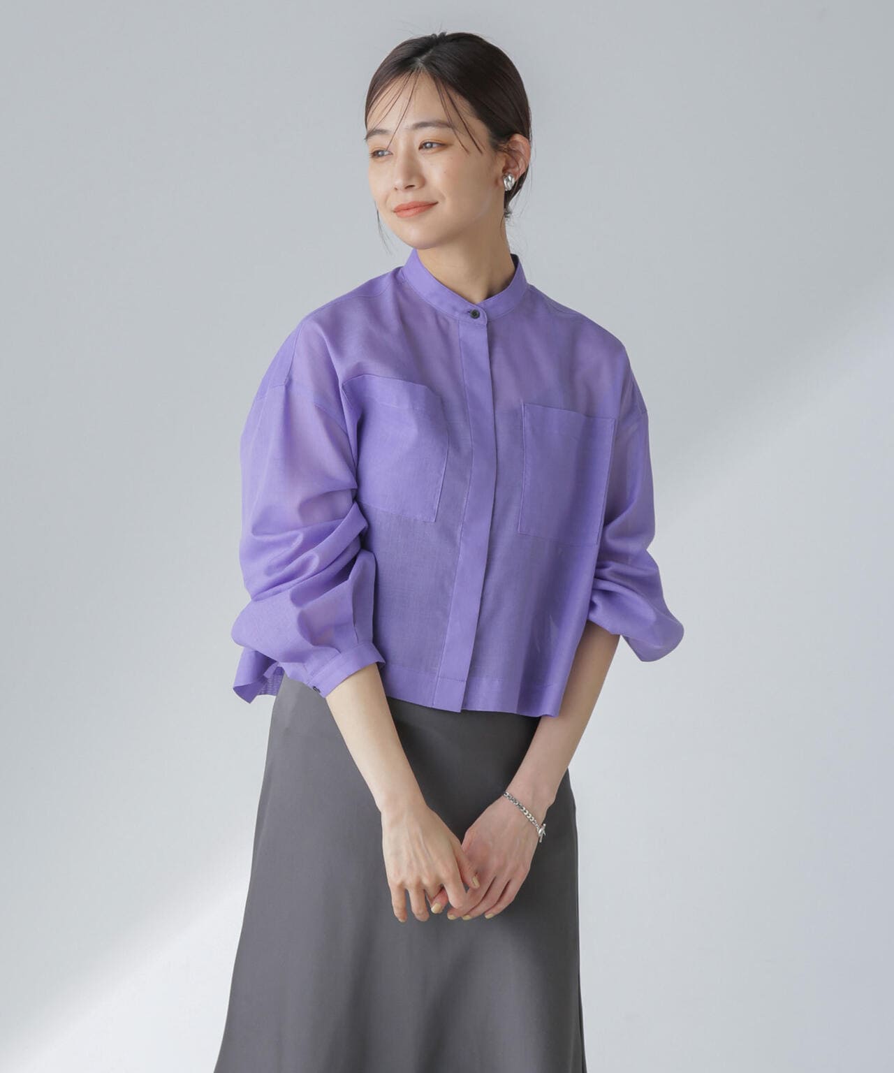 タックスリーブシアーポケットシャツ 6694120318