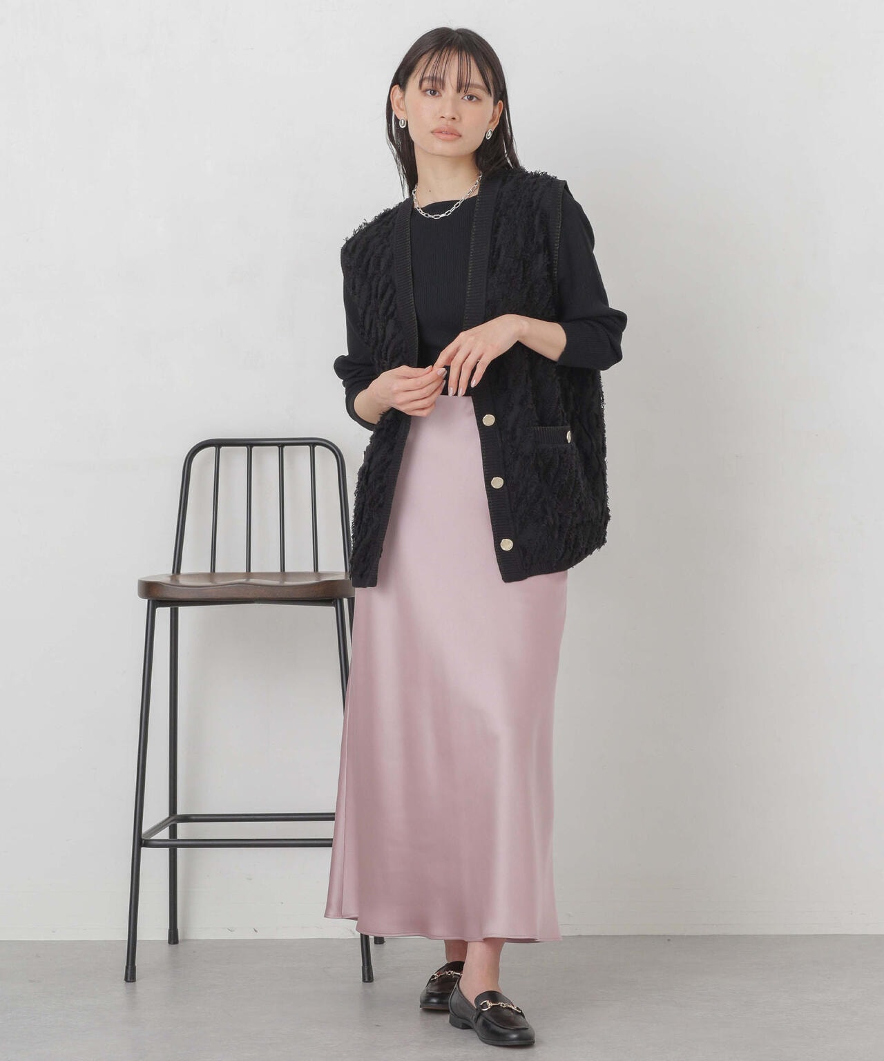 ハイツイストボートネックリブニット 6694122311