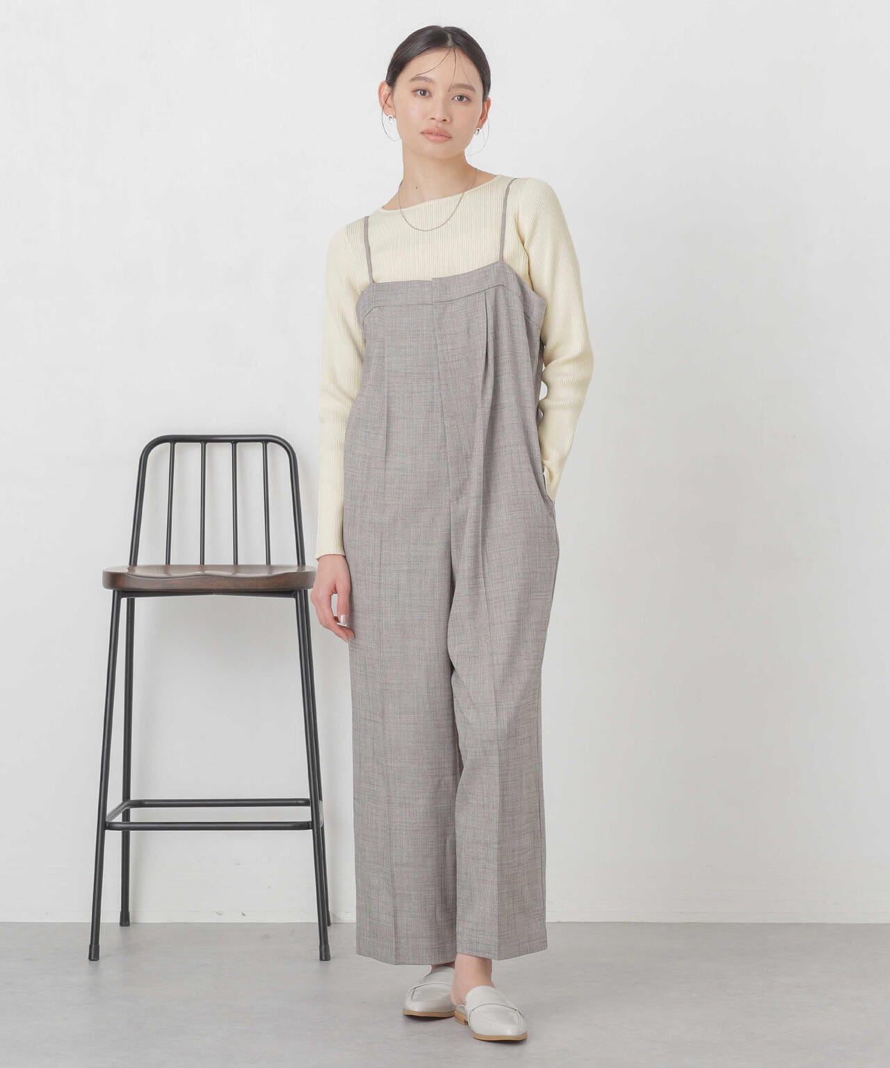 ハイツイストボートネックリブニット 6694122311