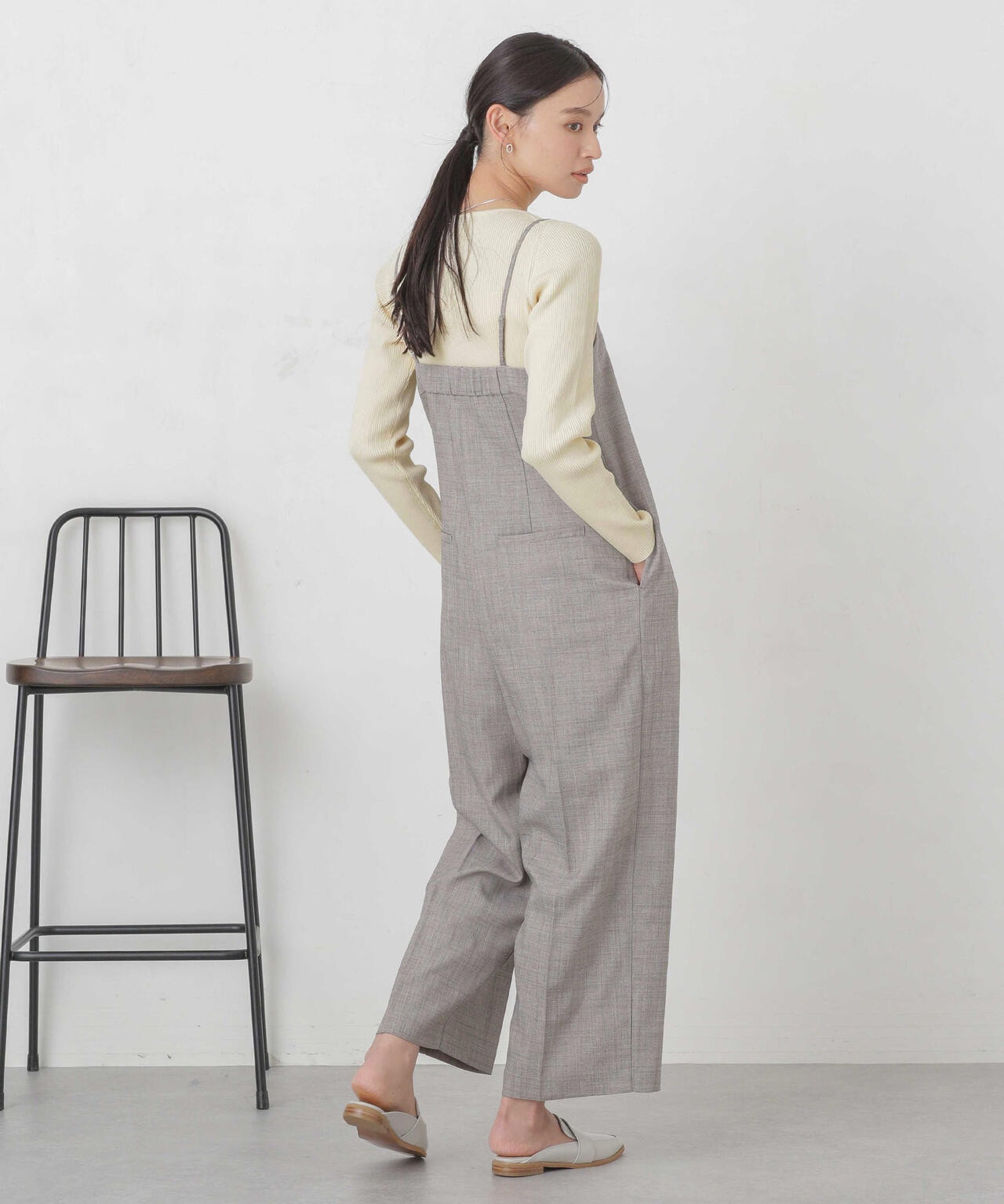 ハイツイストボートネックリブニット 6694122311