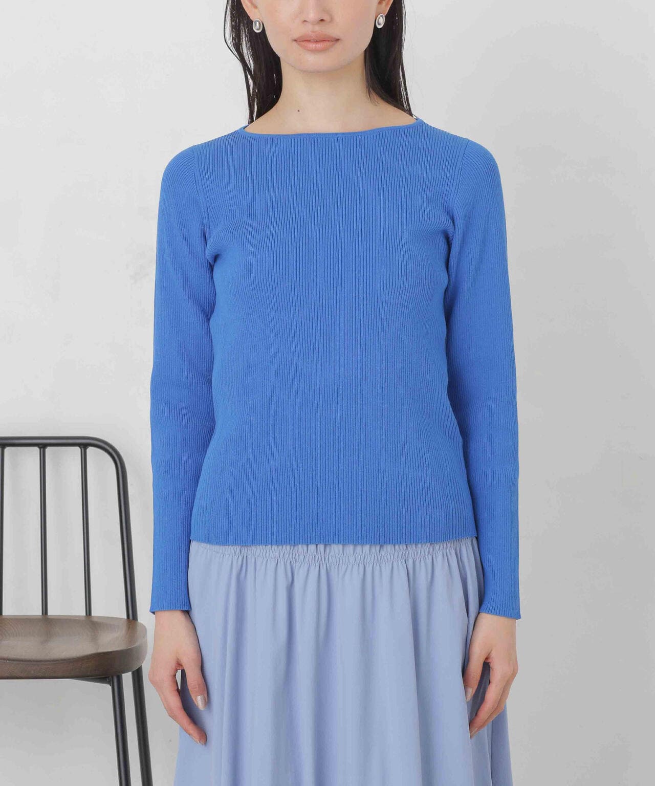 ハイツイストボートネックリブニット 6694122311