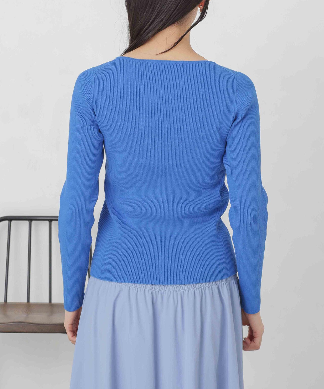 ハイツイストボートネックリブニット 6694122311