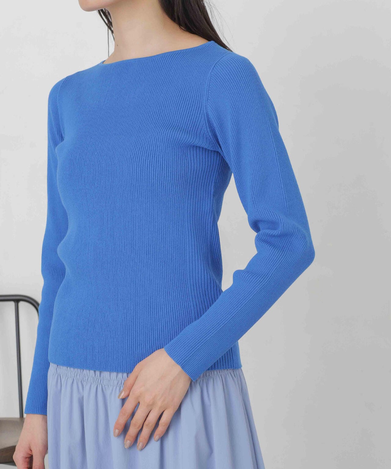 ハイツイストボートネックリブニット 6694122311