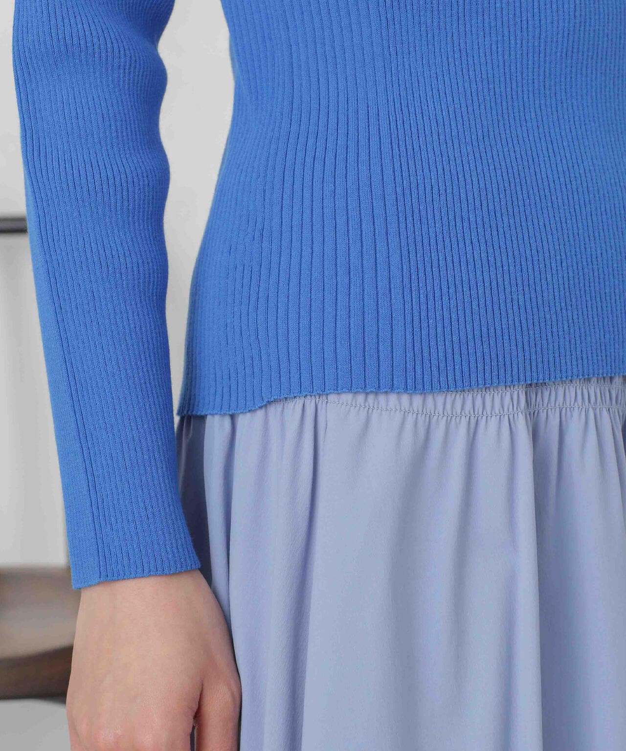 ハイツイストボートネックリブニット 6694122311