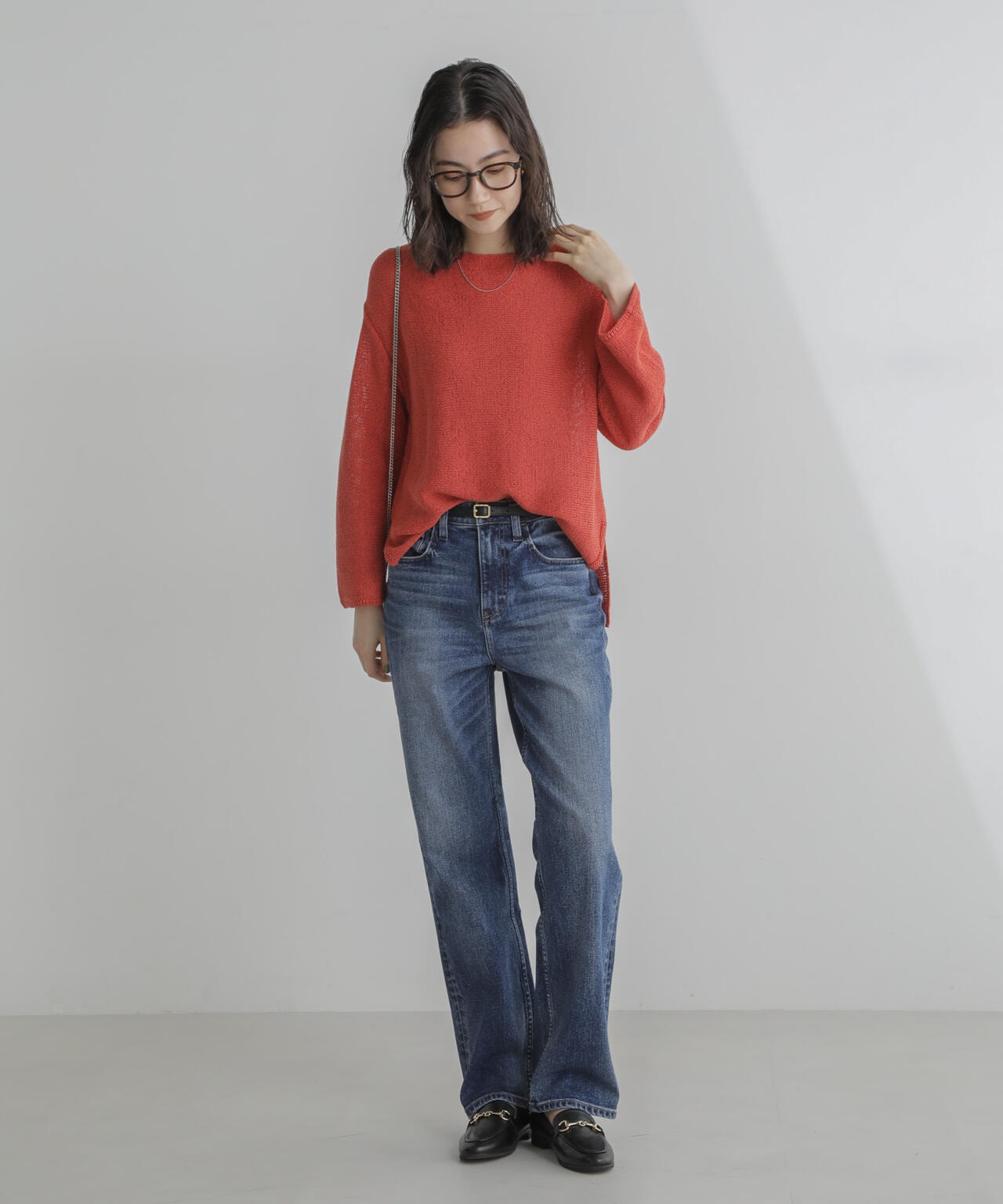 リネン混テープヤーンプルオーバー 6694122313