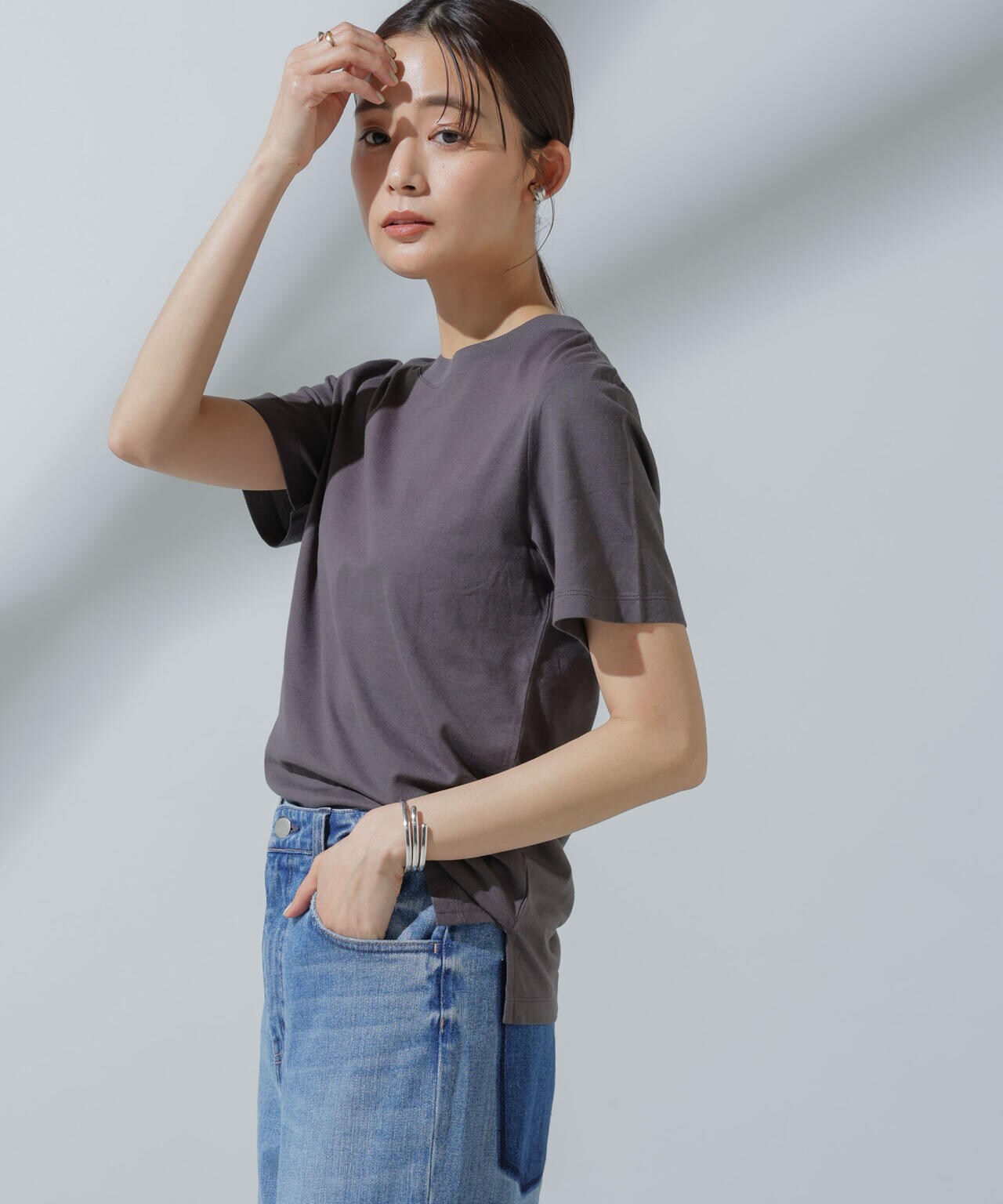 Anti Soaked(R) 汗染み防止 クルーネックTシャツ 6694124302