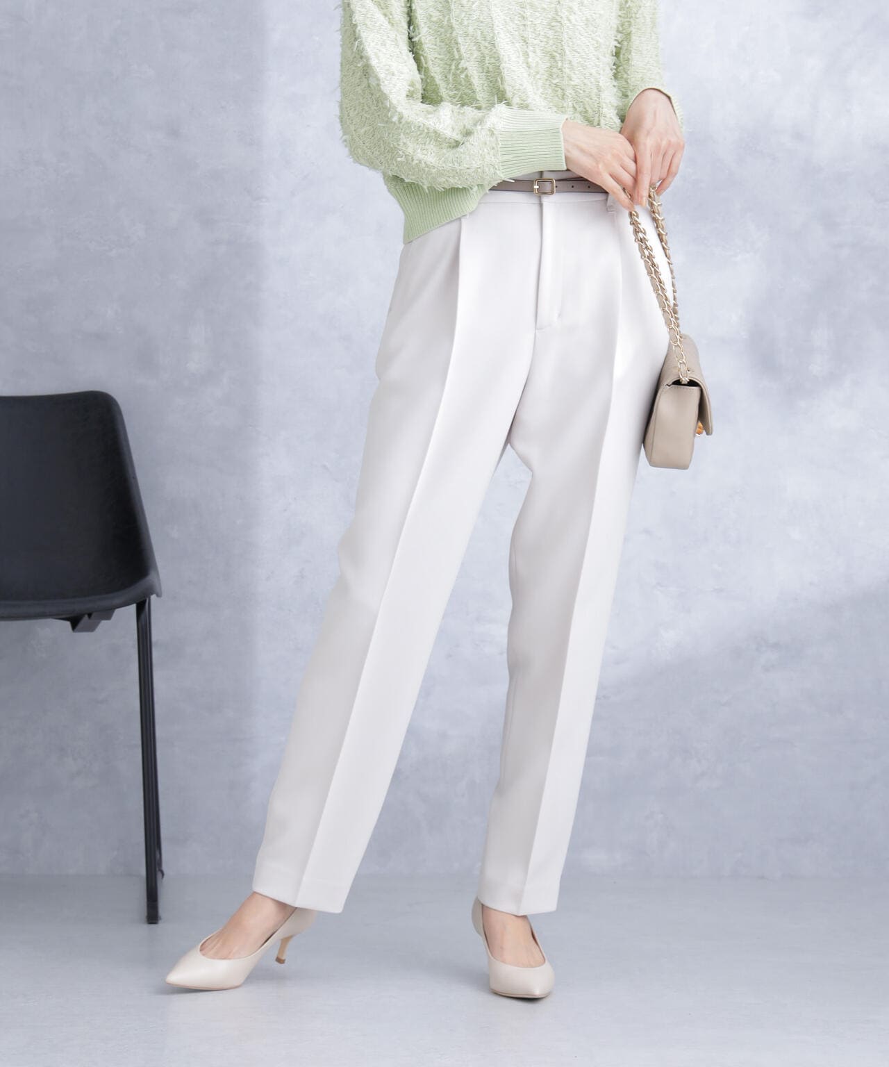 デイリーファンクション タックテーパードパンツ(セットアップ可) 6694127300