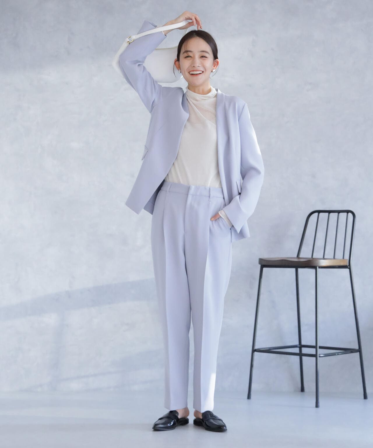 デイリーファンクション タックテーパードパンツ(セットアップ可) 6694127300