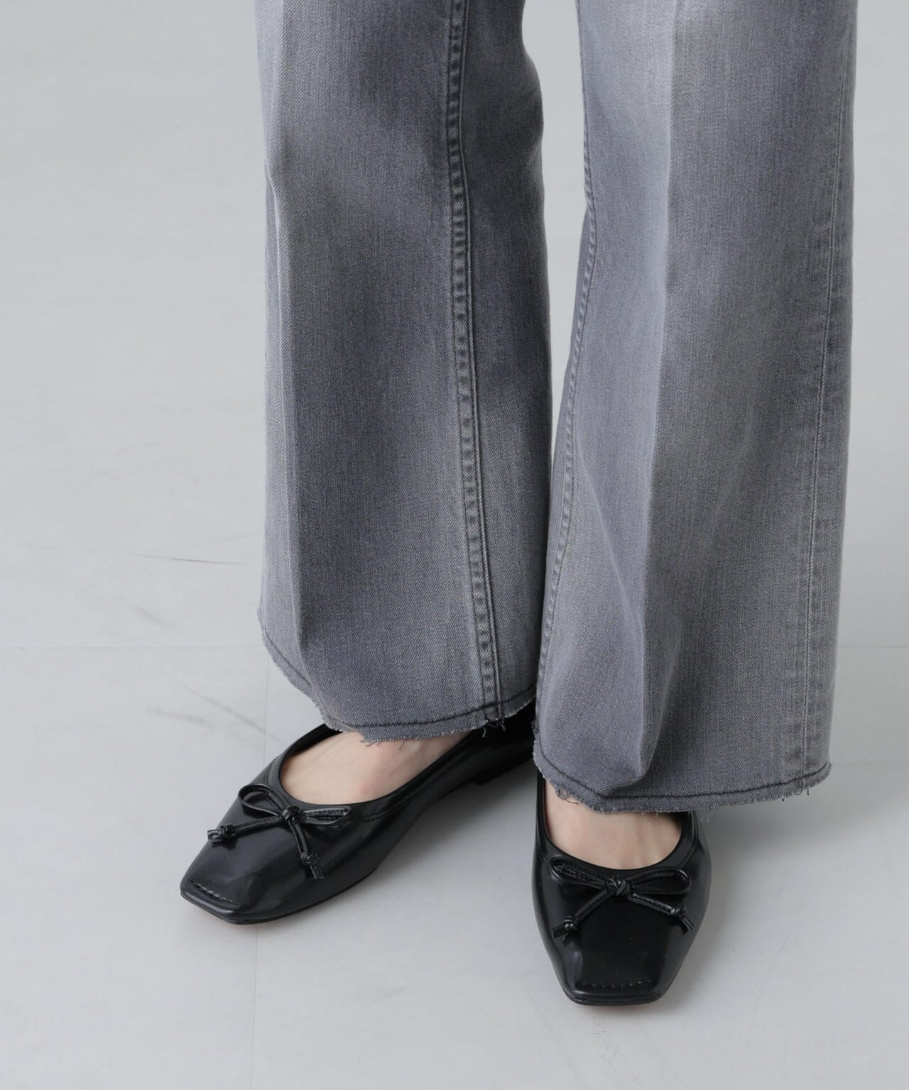 ステッチトゥバレエシューズ 6694133301