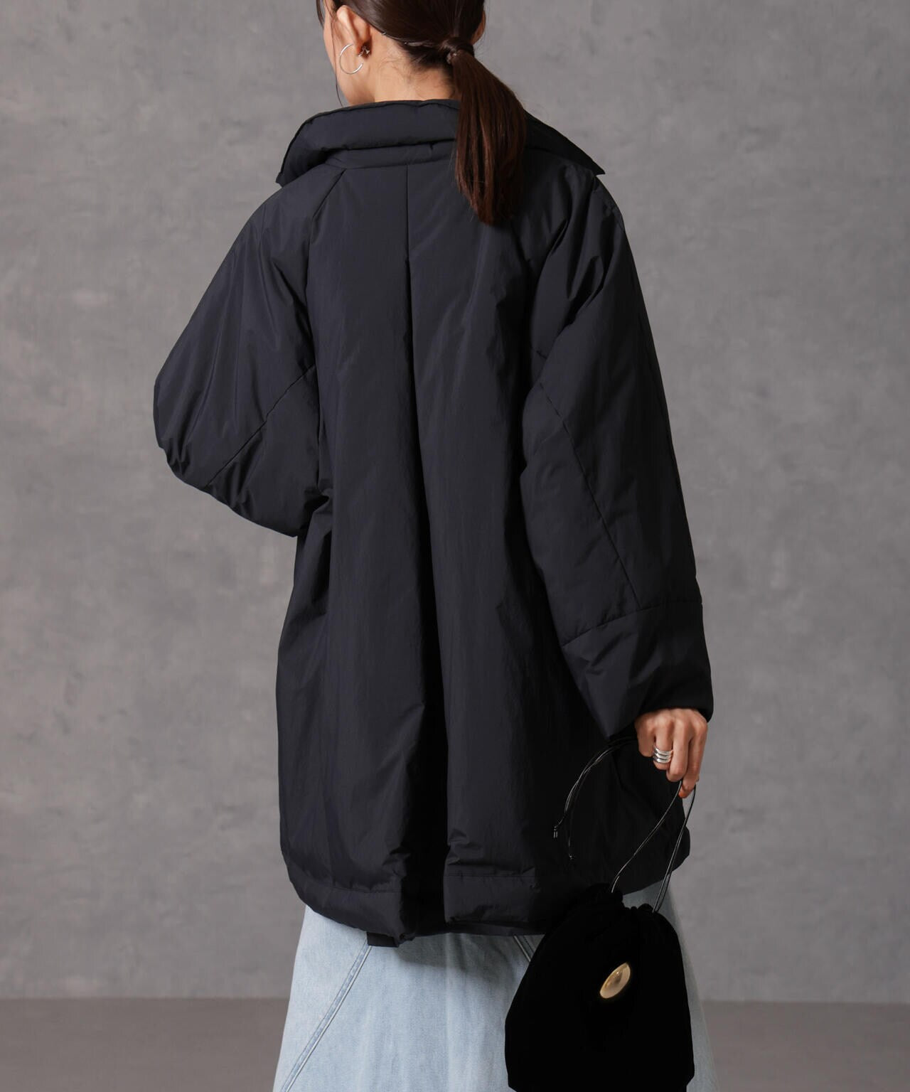 「西川ダウン(R)」ミドル丈バックタックコート 6694214304