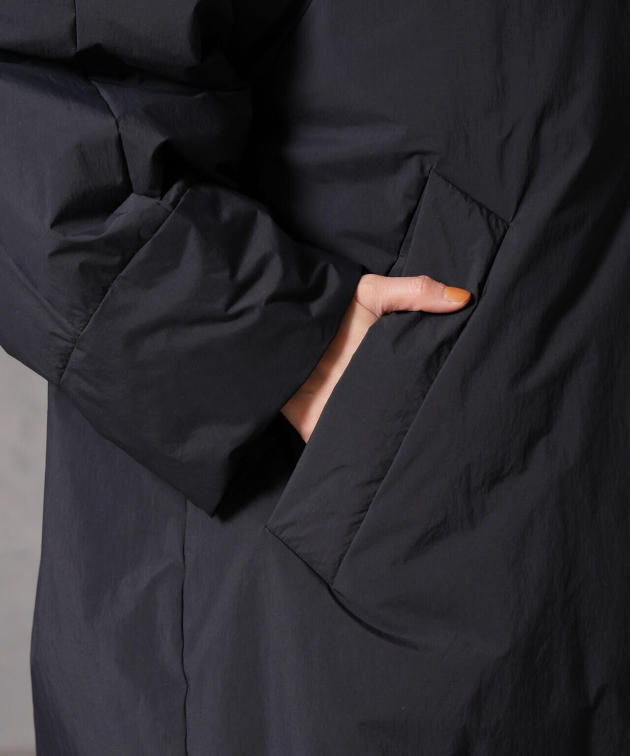 「西川ダウン(R)」ミドル丈バックタックコート 6694214304