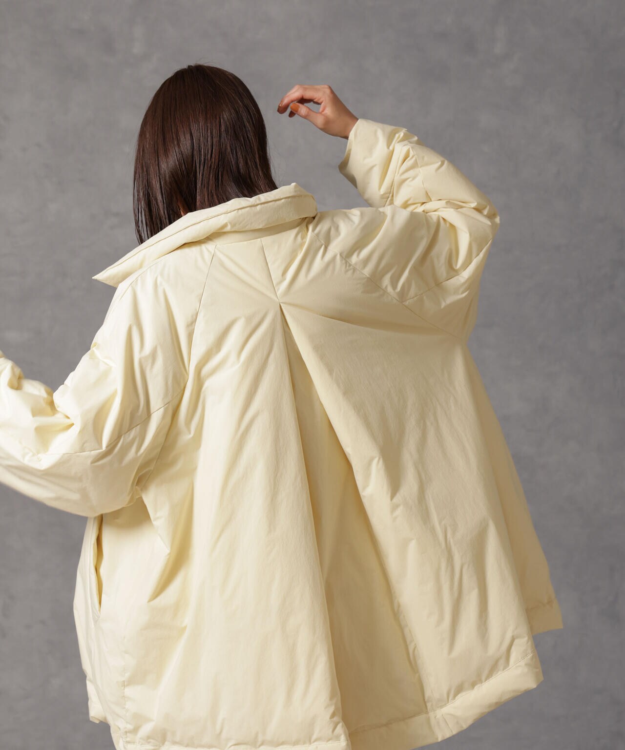 「西川ダウン(R)」ミドル丈バックタックコート 6694214304