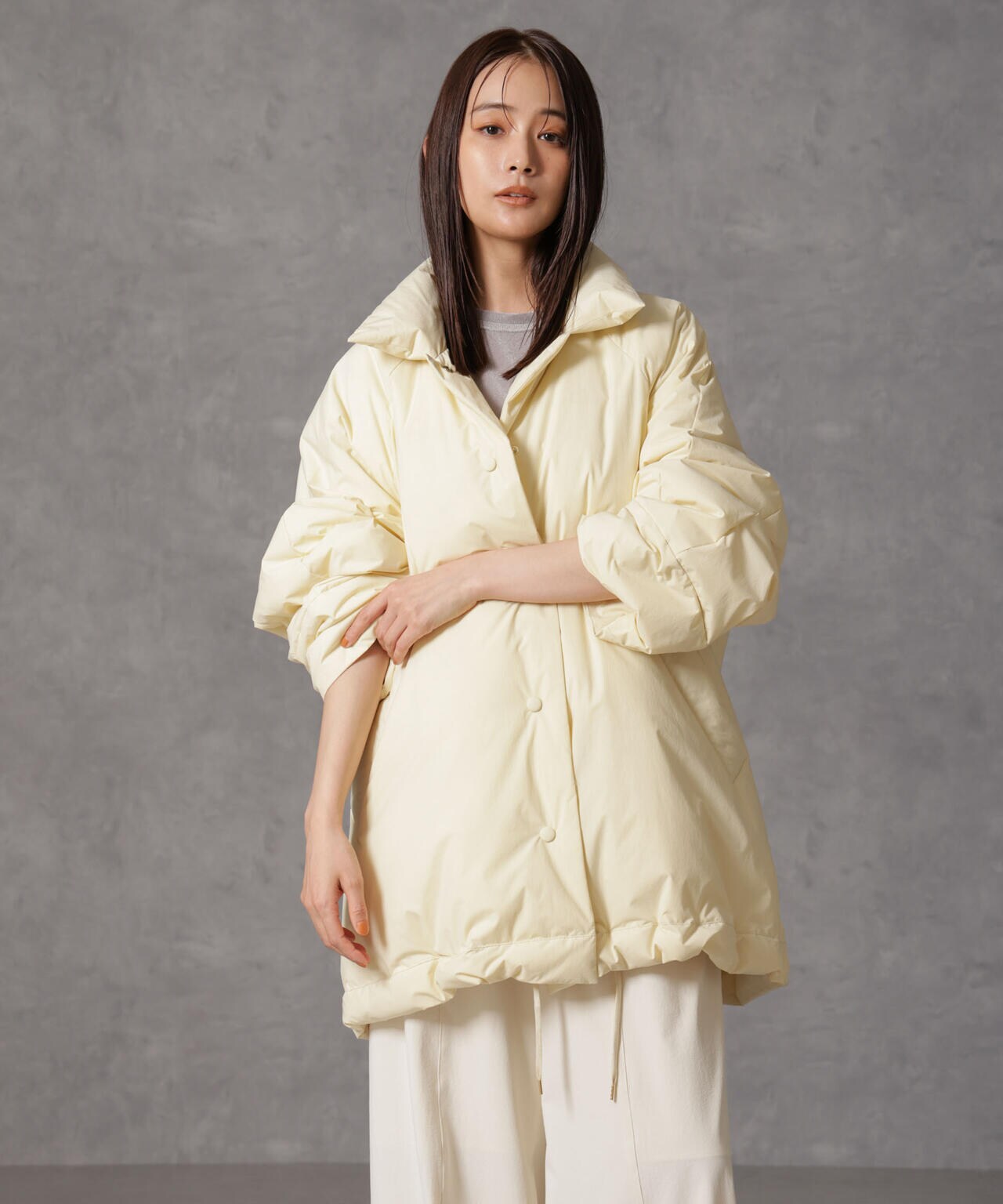 「西川ダウン(R)」ミドル丈バックタックコート 6694214304