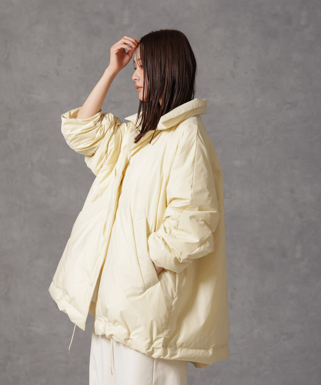 「西川ダウン(R)」ミドル丈バックタックコート 6694214304