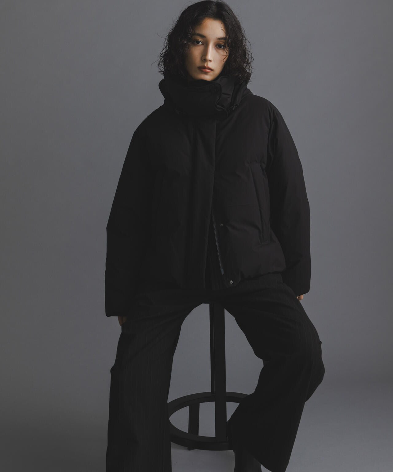 ナノユニバース STUMBLY Riders Down Jacket