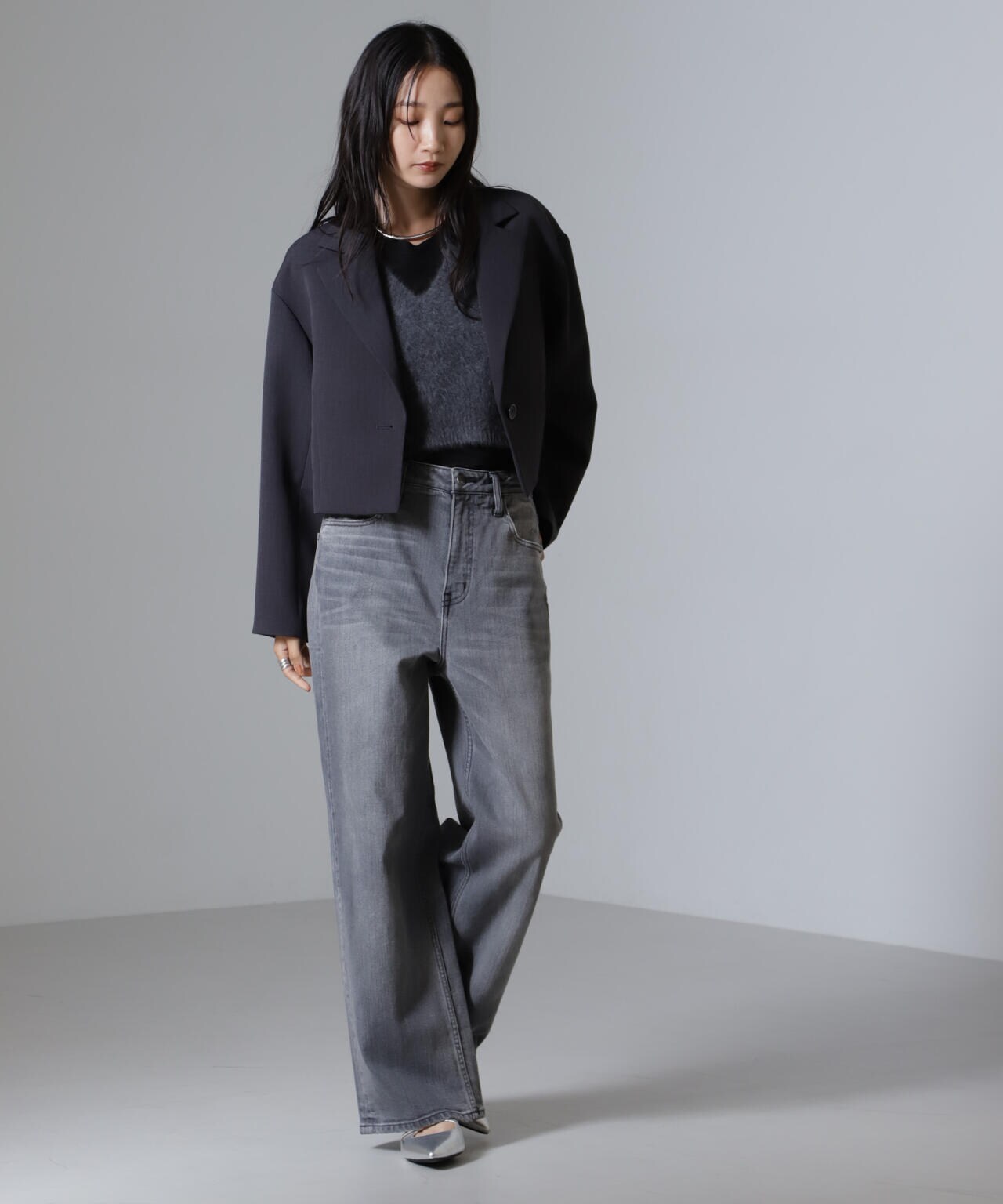 UNITED ARROWS LTD. OUTLET｜<6(ROKU)>ショート ジャケット NAVY